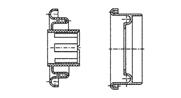 皮帶輸送機(jī)新型免加工止口托輥的設(shè)計(jì)
