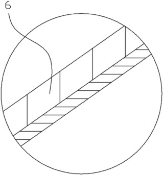 強(qiáng)力膠面托輥局部視圖
